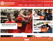 Tablet Screenshot of marathonsportstravel.ie
